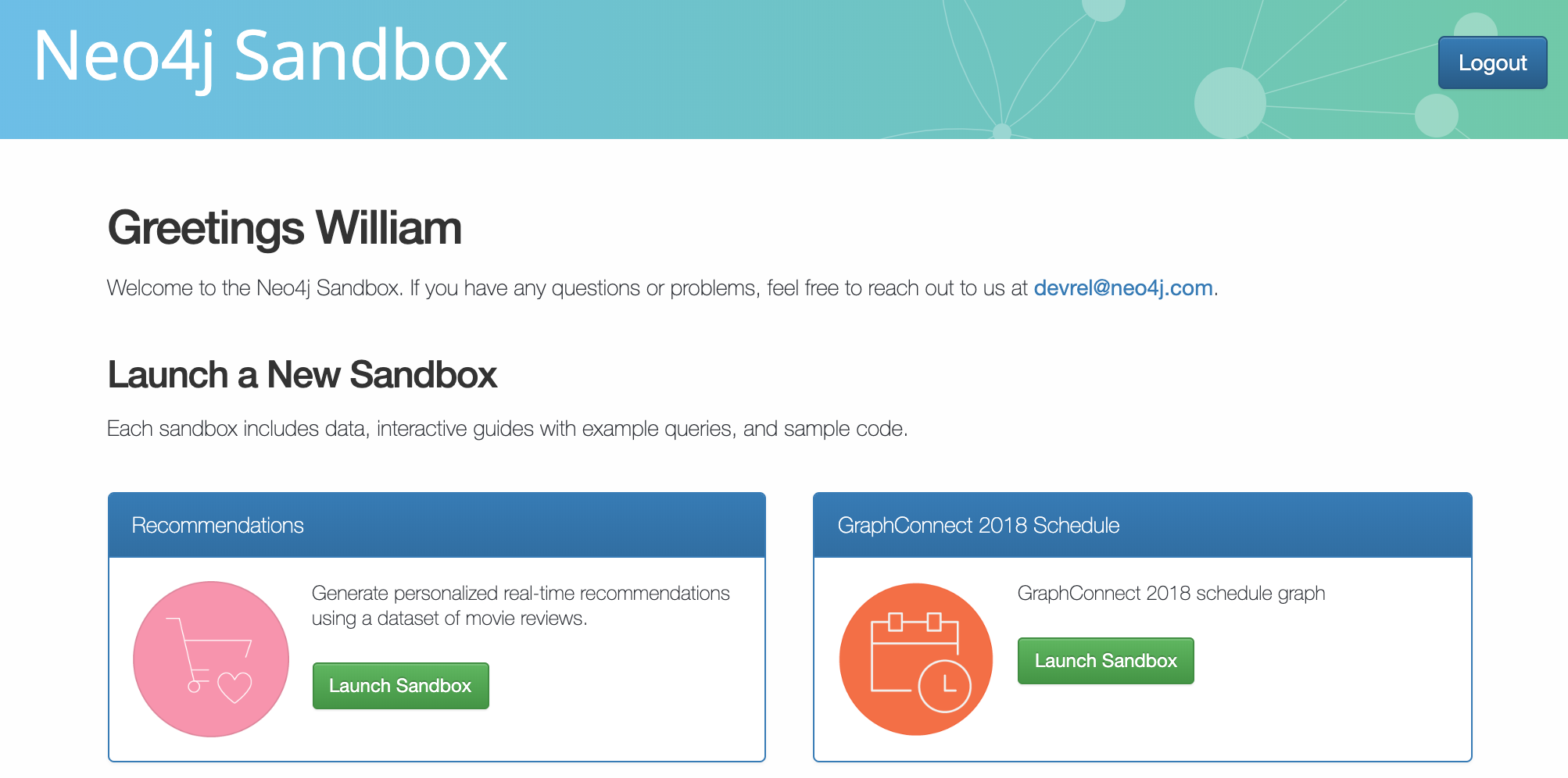 Neo4j Sandbox